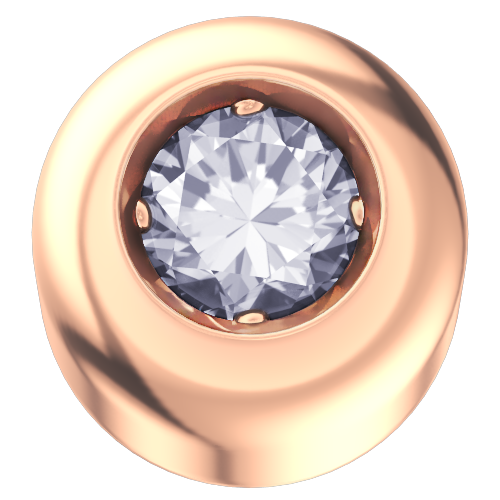 Charm Elements in Oro Diamante 0.01 Ct DCHF4133.001 - DCHF4133.001